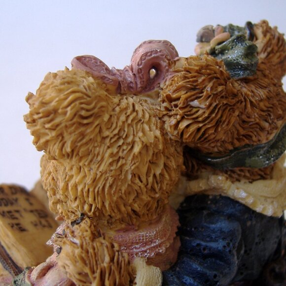 Boyds Bears Bailey & Becky Figurine Couple The Diary Book Edition 7E/2475 Cute - Picture 9 of 11